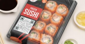 Why are QR codes added on the packaging of frozen and easy-cook meals